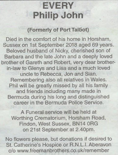 Obituary Phil Avery